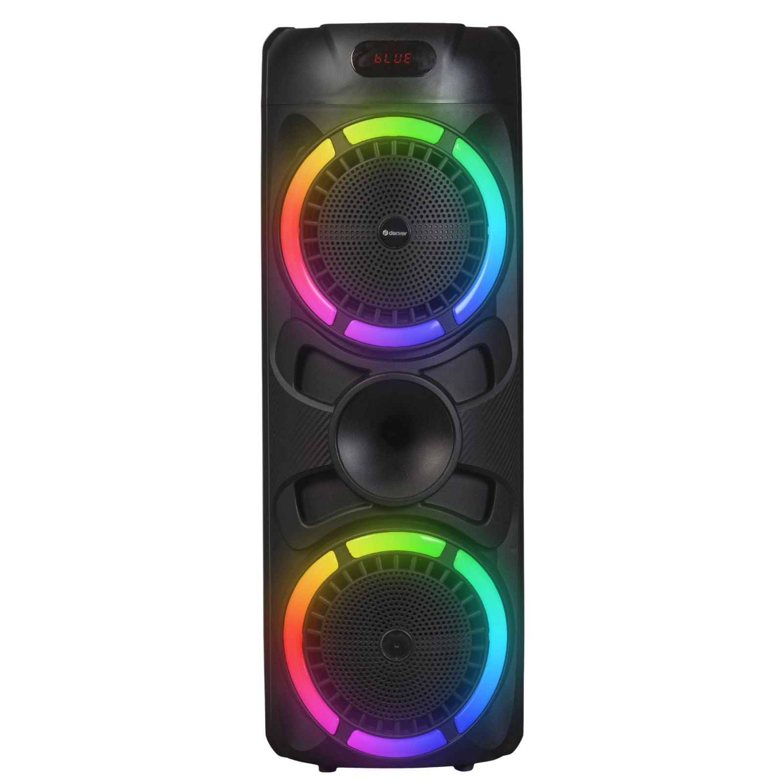 DENVER BPS-459 – Karaoke Bluetooth-Partylautsprecher Akku